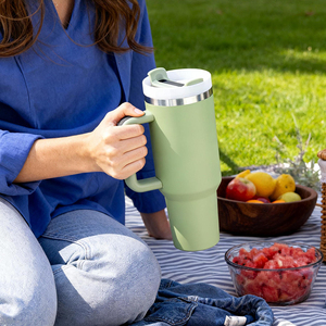 Gobelet isotherme en acier inoxydable OEM de 40 oz à double paroi sous vide pour les voyages en plein air, le bureau et la personnalisation de la marque - Product Image 5