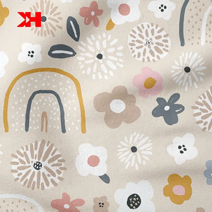 Hữu Cơ Poplin Tùy Chỉnh In Vải Đan 100% Bông Vải Lô Hàng Với Thiết Kế Hoa Cho Quần Áo Chất Liệu Bán Buôn - Product Image 2