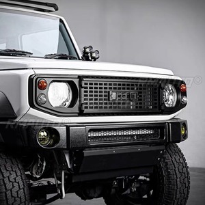 ชุดแต่งสำหรับ Suzuki Jimny JB74 ปี 2019-2025 ชุดแต่งกันชนหน้า กระจังหน้าแบบเรซซิ่ง แถบตกแต่ง กันชนหน้า ชิ้นส่วนภายนอก - Product Image 3