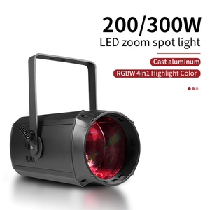 AICPOSE - Foco LED Fresnel de 200 W y 300 W para Iluminación de Teatro, RGBW 4 en 1, Foco Par con Zoom - Product Image 2
