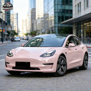 NIKO Film Luxury Scratch Resistant PET Crystal Light <b>Pink</b> Color Changing <b>Wrap</b> Film Full Body Sticker Roll 5 Year Warranty PPF - Product Image 1