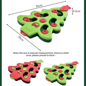Distributeur de nourriture éducatif pour chien en forme de sapin de Noël festif avec conception anti-étouffement pour le dressage canin - Product Image 5