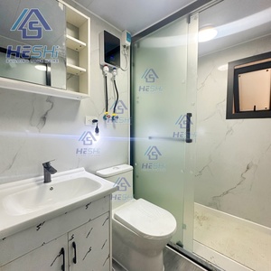 บ้านคอนเทนเนอร์สำเร็จรูปขนาด 40 ฟุต 20 ฟุต แบบขยายได้ เป็นมิตรกับสิ่งแวดล้อม 1 2 3 4 5 ห้องนอน ห้องน้ำหรูหรา บ้านเคลื่อนที่ - Product Image 3