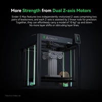 Creality Ender-5 Max 3D Yazıcı 400x400x400mm 700mm/s CoreXY 300 ° Baskı Çiftlikleri Cosplay'i için C 64 Noktalı Otomatik Tesviye Sistemi