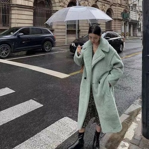 معطف طويل فضفاض من الفرو الصناعي الناعم، معطف خارجي مخصص للشتاء للنساء - Product Image 5