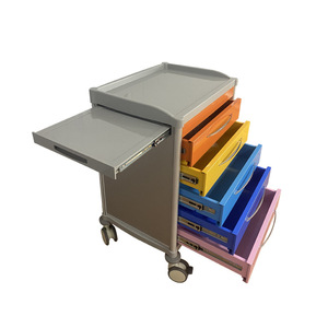 รถเข็นอเนกประสงค์สำหรับการรักษาสีผิวหนัง ขนาด 750x475x930 มม. พร้อมล้อ สำหรับใช้ในโรงพยาบาล - Product Image 2