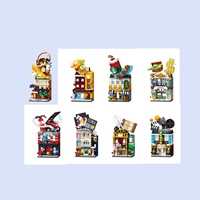 Blocs de construction en plastique ABS pour la construction de rues de ville modernes, jouet éducatif DIY pour enfants 601321