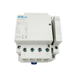Contactores Modulares <span class=keywords><strong>de</strong></span> CA Trifásicos <span class=keywords><strong>de</strong></span> Diseño Profesional 4P 40A 63A 12V 24V con <span class=keywords><strong>Contactos</strong></span> <span class=keywords><strong>de</strong></span> Punto <span class=keywords><strong>de</strong></span> Plata, 100k Vidas Útiles Eléctricas, Montaje en Riel DIN - Product Image 4