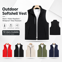 Gilet matelassé personnalisé avec logo, couleur unie, chaud, pour l'hiver, vêtement de travail, promotion d'événements, gilet épais de sport pour homme