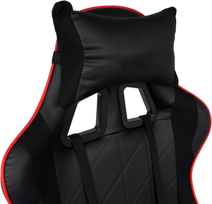 Chaise de bureau ergonomique professionnelle inclinable à 160°, chaise de jeu E-sports noire avec accoudoirs réglables en 3D - Product Image 4