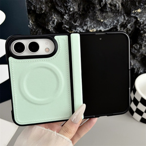 เคสโทรศัพท์มือถือแบบพับได้แม่เหล็กหนังกันกระแทก รุ่น 2026 สำหรับ iPhone 18 Fold ultra ลายเส้นฝ้า แม่เหล็กปิดหน้าจอ ฝาหลัง PC - Product Image 4