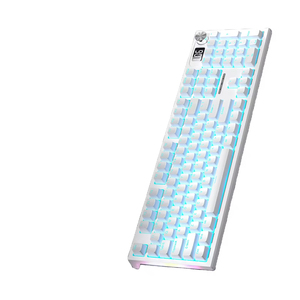 LANGTU LT104 Wireless BT <b>White</b> Mechanical Gaming <b>Keyboard</b> for Gamer Office <b>Keyboard</b> - Product Image 4