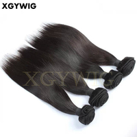 Ekstensi Rambut Manusia Remy Asli India Warna Alami, Bundel Anyaman, Harga Grosir Murah, Ukuran 10"-40"