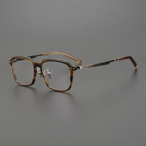 2024 высокочистая титановая оптическая оправа, хорошее качество, очки для мужчин и женщин, титановая оправа для очков, <span class=keywords><strong>M</strong></span>-112 - Product Image 1