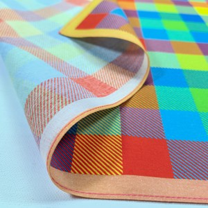 Bufanda de estilo británico vintage de algodón con estampado digital | Pañuelo a cuadros minimalista japonés | Accesorio único de viaje - Product Image 3