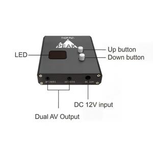 Récepteur vidéo FPV VRX THOR 6.1-7.2G R67 pour drone, accessoire de vol longue portée extrême, 6110M-7210MHz 64CH haute sensibilité - Product Image 2