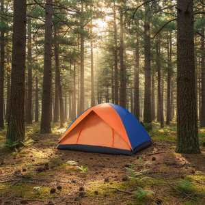 Double Tent Outdoor Double-<b>Layer</b> Two-Person Four-Season Hiking Waterproof 1000-1500Mm Polyester Eco-Friendly Lightweight - Product Image 3