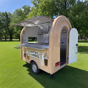 Carrito Móvil Personalizado para Venta Rápida de Hot Dogs, Ventanilla de Servicio Comercial, Camión de Comida con Patatas Asadas - Product Image 4