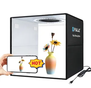 Sıcak satış PULUZ Mini 30cm x 30cm x 30cm 6 renk arka planında fotoğraf çekimi çadır Lightbox fotoğraf fotoğraf stüdyosu kutusu fotobox