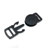 Boucle de sécurité réglable en plastique, accessoire de remplacement pour collier, harnais, laisse pour chien et chat, logo personnalisé disponible