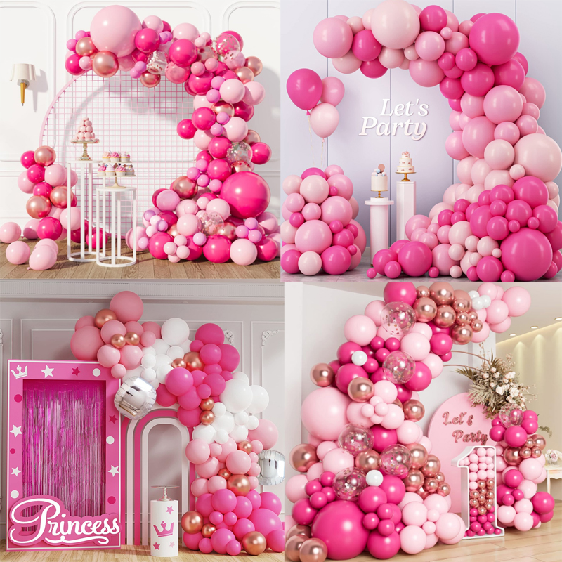 Colorful Latex Birthday Balloon Garland Arch Kit - Yiwu Microstar - Wholesale Party Decoration