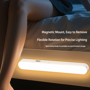 Lampu Meja LED Modern dengan Remote Control, Jam, Pelindung Mata, Lampu Baca Buku, Dapat Diisi Ulang, Gantung, Magnetik, Dapat Diredupkan - Product Image 3