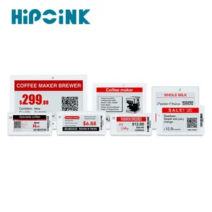 Digital Price Tag E-Paper Electronic Shelf Label Digital Price Tag ESL For Supermarkets 3 Colours