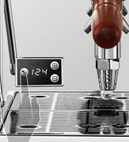 Machine à café italienne professionnelle 2L chaudière à vapeur cafetière expresso Machine 2400W Machine à café commerciale