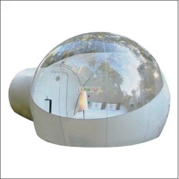 Fête de mariage commerciale maison à bulles gonflable de haute qualité tente dôme Igloo Transparent Double bulle ballon maison de rebond