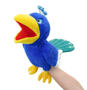 Phim hoạt hình sang trọng chim động vật găng tay búp bê kể chuyện con rối đóng vai đồ chơi con rối nhồi bông sang trọng con vẹt tay con rối đồ chơi - Product Image 6