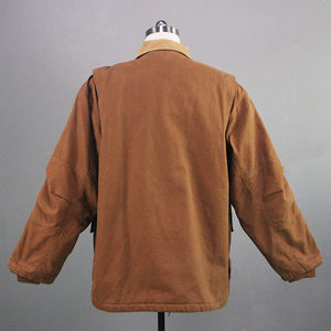 Venta al por mayor ropa personalizada hombres impermeable casual chaqueta de lona algodón ropa de trabajo con múltiples bolsillos - Product Image 2