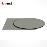 Plateaux de table à manger hpl en résine phénolique résistante à l'humidité Amywell