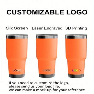 แก้วกาแฟฝาปิดแม่เหล็ก ขนาด 20 ออนซ์ 30 ออนซ์ แบบขายส่ง แก้วสแตนเลสสองชั้นพร้อมหลอดดูด แก้วเบียร์โลหะ แก้วน้ำร้อนแบบพกพา - Product Image 6