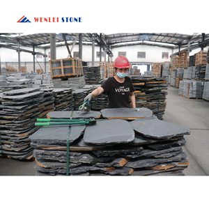 Tremplin en ardoise Pavé de pelouse Tremplin antidérapant noir - Product Image 6