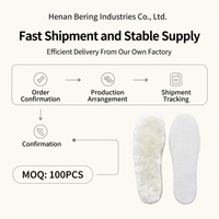 Semelles intérieures en peau de mouton australienne, fourrure d'agneau véritable, semelles intérieures pour chaussures, chaudes, douces et confortables