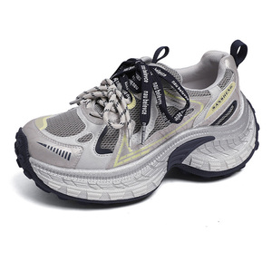 Zapatillas Deportivas de Mujer con Suela Gruesa, Primavera 2026, Estilo Urbano Moderno, Cómodas, Transpirables y Versátiles - Product Image 3