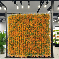 50*50cm gros plastique jaune Simulation cyprès feuille pelouse plante artificielle gazon artificiel pour la maison jardin décor