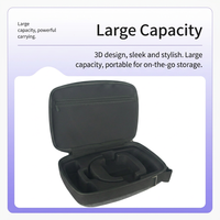 Étui de transport pour casque VR en feutre EVA, protection antichoc souple, grande capacité, sac de rangement pour appareils électroniques, poignée, personnalisation OEM