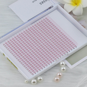 कारखाने की कीमत लघु स्टेम पलक एक्सटेंशन संकीर्ण पूर्वनिर्मित प्रशंसक मखमल खिलता 6 डी वॉल्यूम पलक एक्सटेंशन - Product Image 3