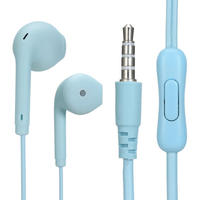 U19 Macaron casque mains libres musique avec micro 3.5MM casque Microphone musique appel haute-fidélité stéréo filaire écouteur pas cher