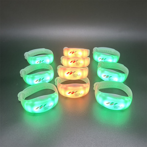 2.4G denetleyici 20 bölgeleri DMX kontrol işık ayarlanabilir değnek <span class=keywords><strong>Led</strong></span> bileklik ile özel Logo baskı - Product Image 1