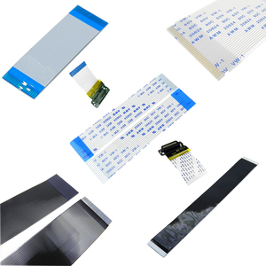 Ensamblaje de cable Ffc plano opuesto flexible de 16 Pines de paso de 1mm personalizado <span class=keywords><strong>para</strong></span> computadora - Product Image 2