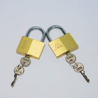 Cadenas antivol en laiton losange de 25, 30, 40, 50 mm, multi-spécifications, directement de l'usine, pour entrepôts et magasins sécurisés
