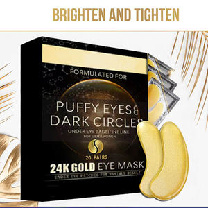 Bosman vente en gros 20 paires de patchs pour les yeux sans silicone hydratant <span class=keywords><strong>anti</strong></span>-rides collagène d'or 24 carats masque sous les yeux réduire les <span class=keywords><strong>cernes</strong></span> - Product Image 6