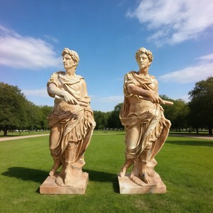 Estatua Decorativa de Jardín de Mujer Europea en Mármol Blanco Tallada a Mano con Diseño Personalizado, Hermosa Figura de Ángel Femenino - Product Image 5