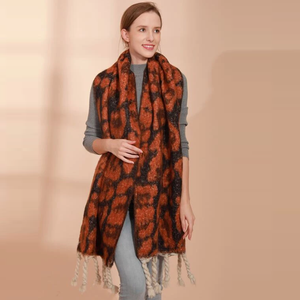 Fashional 100% แคชเมียร์สุภาพสตรีฤดูหนาวที่สวยงาม Lady Cashmere Stole Pashmina ผ้าพันคอ <span class=keywords><strong>Infinity</strong></span> - Product Image 6