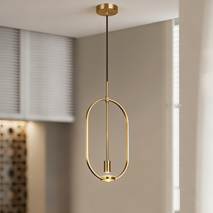 Copper crystal Modern Luxury Simple Pendant Lamp Unique Black Living Art Decorative LED Chandelier Copper Material - Product Image 2