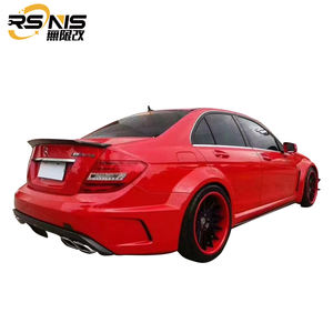Kit de Carrocería Semi Fibra de Carbono Estilo Ancho Black Series para Mercedes Benz Clase <span class=keywords><strong>C</strong></span> W204 Coupé 2D C63 AMG 2011-2014 Condición Nueva - Product Image 5