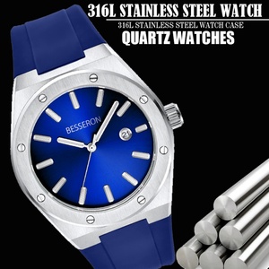Reloj de Cuarzo Excel con Movimiento Japonés, 5 ATM, GM562, Caja de Acero Inoxidable 316L, Reloj de Lujo para Hombre de 42 mm, Estilo Ejecutivo y Moderno - Product Image 3