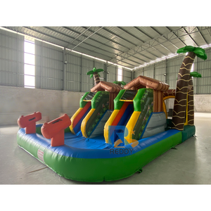 Castillo Inflable con Tobogán para Niños, Casa de Brinco con Tobogán para Parque de Diversiones, Juegos de Castillo Inflable para Niños - Product Image 4